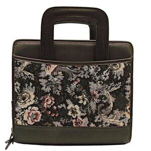 APEGO Millennium Collection Business Portfolio Organizer Planner Briefcase Flora
